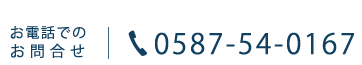 TEL：0587-54-0167